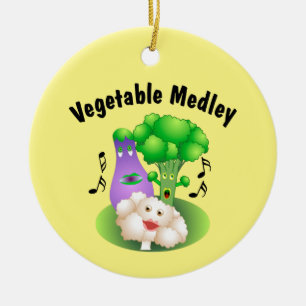 Vegetable Medley Keramisch Ornament