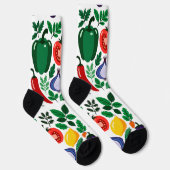 Vegetable pattern sokken (Rechts)