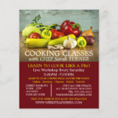 Vegetable Selection, Cooking Classes Adverteren Flyer (Voorkant)