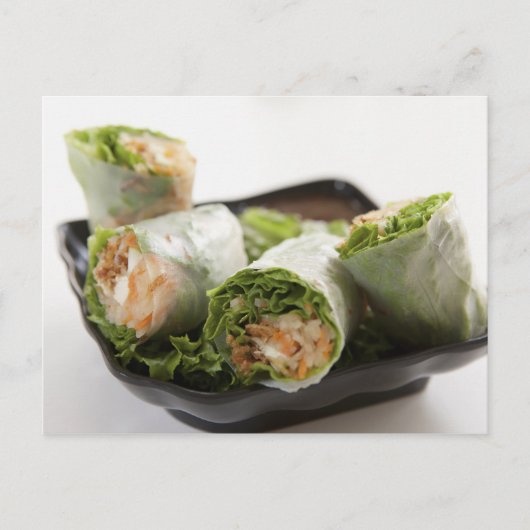Vegetable Spring Rolls Briefkaart (Voorkant)