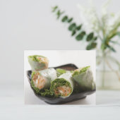 Vegetable Spring Rolls Briefkaart (Staand voorkant)