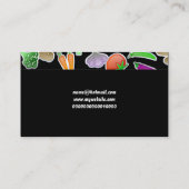 Vegetable Wallpaper, Jouw naam hier Visitekaartje (Achterkant)