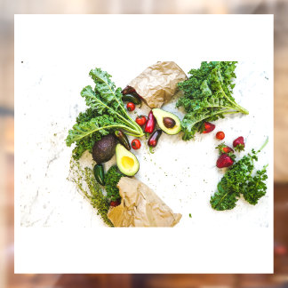 Vegetable Window Cling Raamsticker
