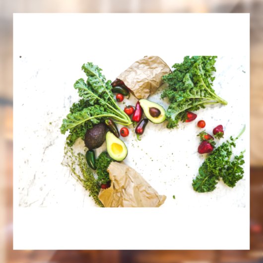 Vegetable Window Cling Raamsticker (Vel 2)