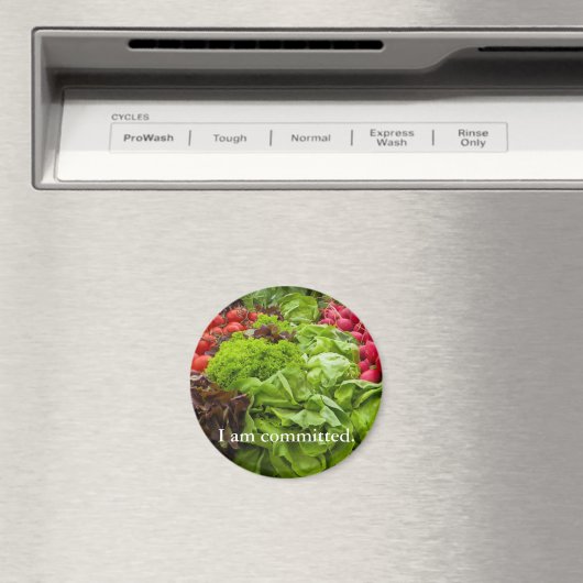 Vegetables Commitment Magnet Magneet (Insitu (Vaatwasser))