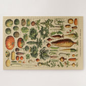 Vegetables Franse boekpagina Legpuzzel (Horizontaal)