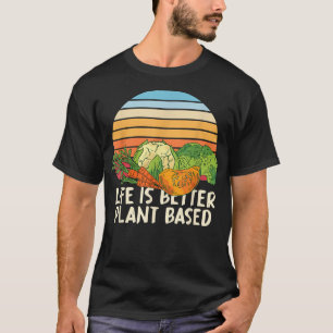 Vegetables Herbivore Life is beter gebaseerd op Pl T-shirt