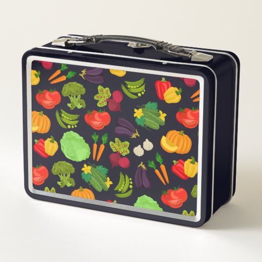 Vegetables Seamless Vegan Pattern (Achterkant)