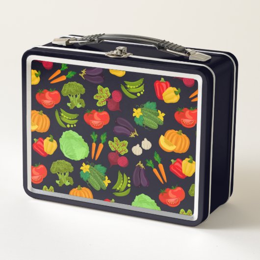 Vegetables Seamless Vegan Pattern (Voorkant)