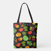 Vegetables Seamless Vegan Pattern Draagtas (Achterkant)