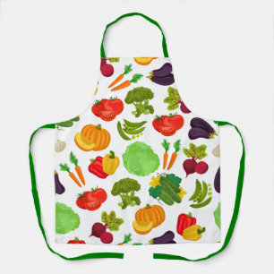 Vegetables Seamless Vegan Pattern Schort