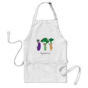Vegetabulls Vegetable Bulls Funny Apron Standaard Schort