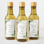 Végétal Tropical Mini Étiquette de bouteille à vin (Bouteilles)