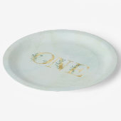 Végétal UNE assiette de fête de premier anniversai (Angle)