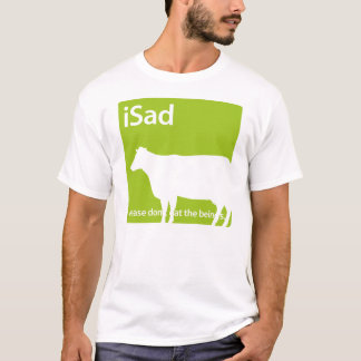 végétalien de vache à iSad ou T-shirt de