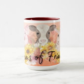 Végétan Visages d'amis Café Mug (Centre)