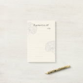 Vegetarian AF-blocnote Post-it® Notes (Op bureau)