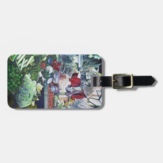 Vegetarian Club komt hier dinsdagmiddag bijeen Bagagelabel (Voorkant horizontaal)