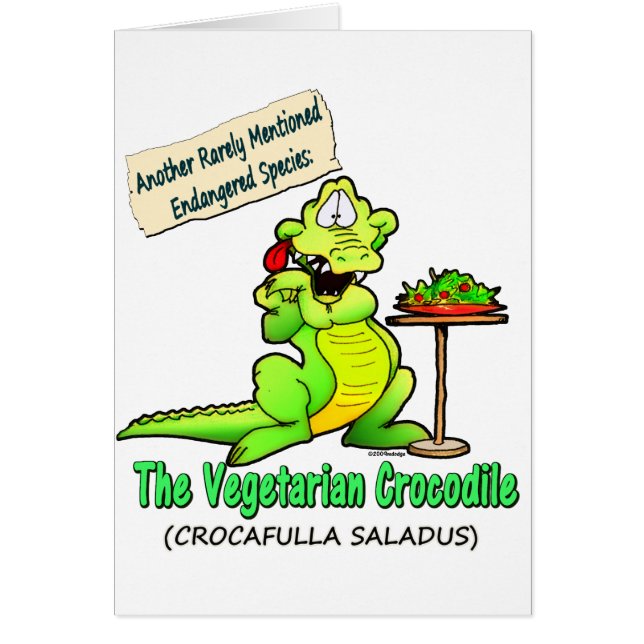 VEGETARIAN CROCODIL (Voorkant)