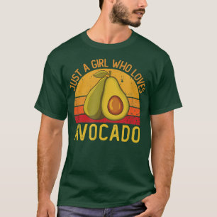 Vegetarian Day Funny, gewoon een meisje dat van Av T-shirt