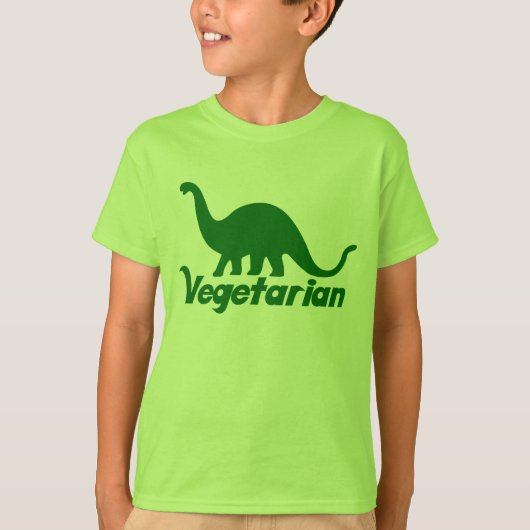 Vegetarian Dinosaur T-shirt (Voorkant)