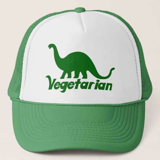Vegetarian Dinosaur Trucker Pet (Voorkant)