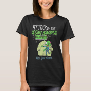 Vegetarian Flesh is voor Zombies Go Vegan Vegan Zo T-shirt