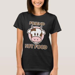 Vegetarian for Animal Friend Not Food T-shirt