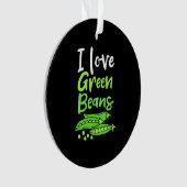 Vegetarian I love Green Bans Ornament (voorkant)
