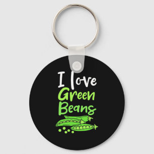 Vegetarian I love Green Bans Sleutelhanger