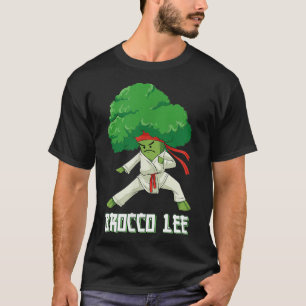 Vegetarian Karate Fighter Brocco Lee T-shirt