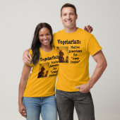 Vegetarian/Lousy Hunter T-shirt (Unisex)