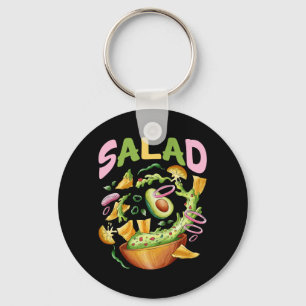 Vegetarian Salad Vegan Vegetarian Sleutelhanger