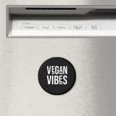 Vegetarian Vegan Vibes Magneet (Insitu (Vaatwasser))