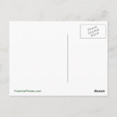 Vegetarian vs. Carnivore Funny Dinosaur Briefkaart (Achterkant)