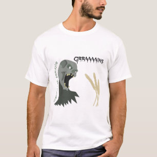 Vegetarian Zombie wil Graaareeën. T-shirt