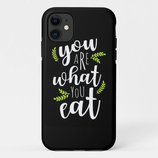 Vegetarie je bent wat je eet Case-Mate iPhone case (Achterkant)
