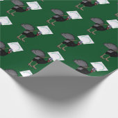 Vegetariër-regel! Cadeaupapier (Hoek)