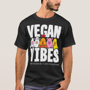 Vegetarisch boerenvee op basis van een Plant-dieet T-shirt