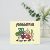 Vegetarisch Briefkaart (Staand voorkant)