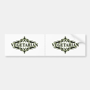 Vegetarisch Bumpersticker