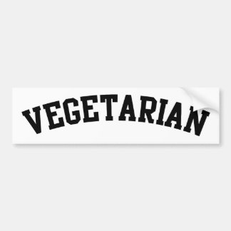 Vegetarisch Bumpersticker