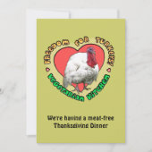 Vegetarisch diner kaart (Voorkant)