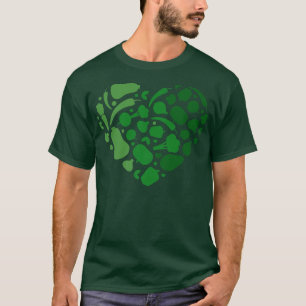 Vegetarisch gezonde groenten t-shirt