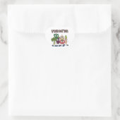 Vegetarisch Hart Sticker (Tas)