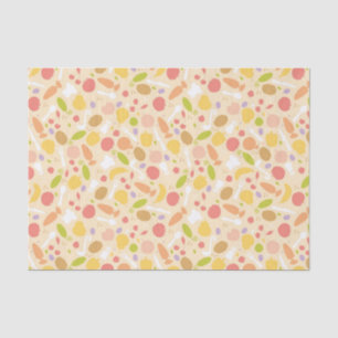 Vegetarisch kookpatroon achtergrond tissuepapier