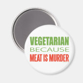 Vegetarisch Magneet (Voorkant / Achterkant)