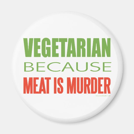 Vegetarisch Magneet (Voorkant)