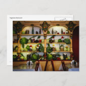 Vegetarisch restaurant ( display ) briefkaart (Voorkant / Achterkant)