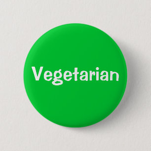 Vegetarisch Ronde Button 5,7 Cm